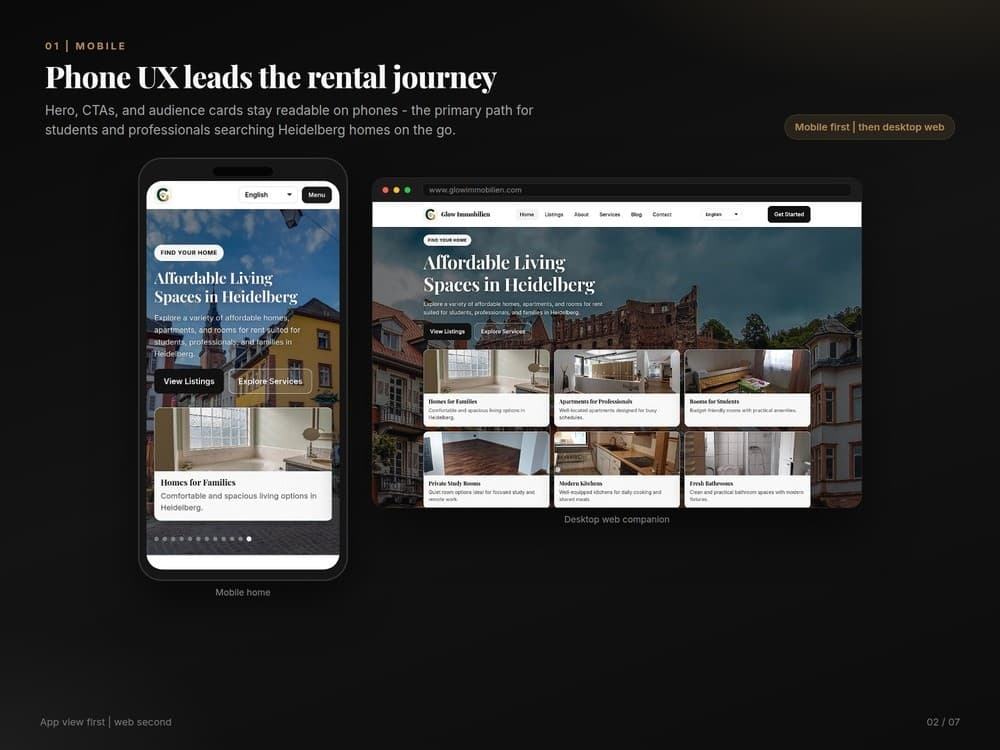Glow Immobilien screenshot 4