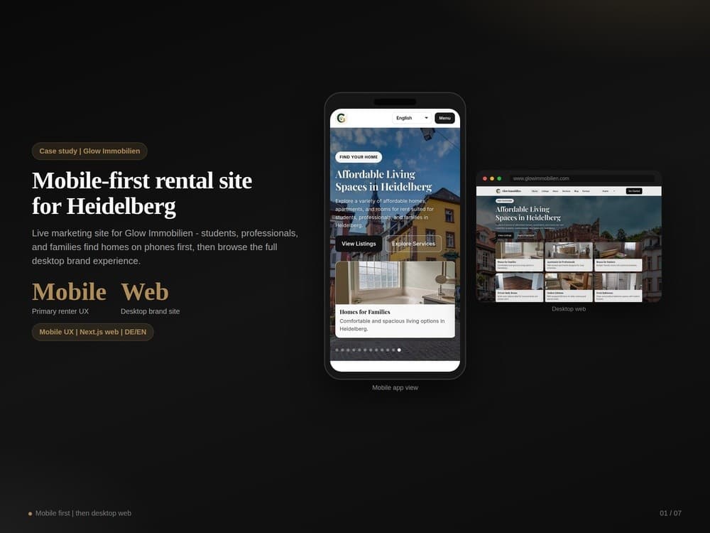 Glow Immobilien screenshot 3