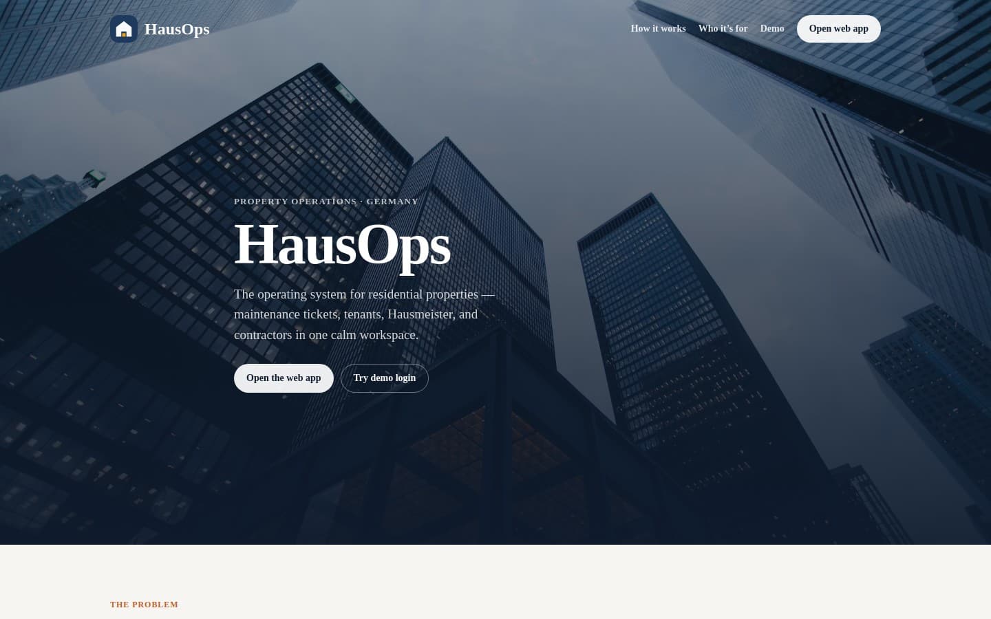 HausOps screenshot 2