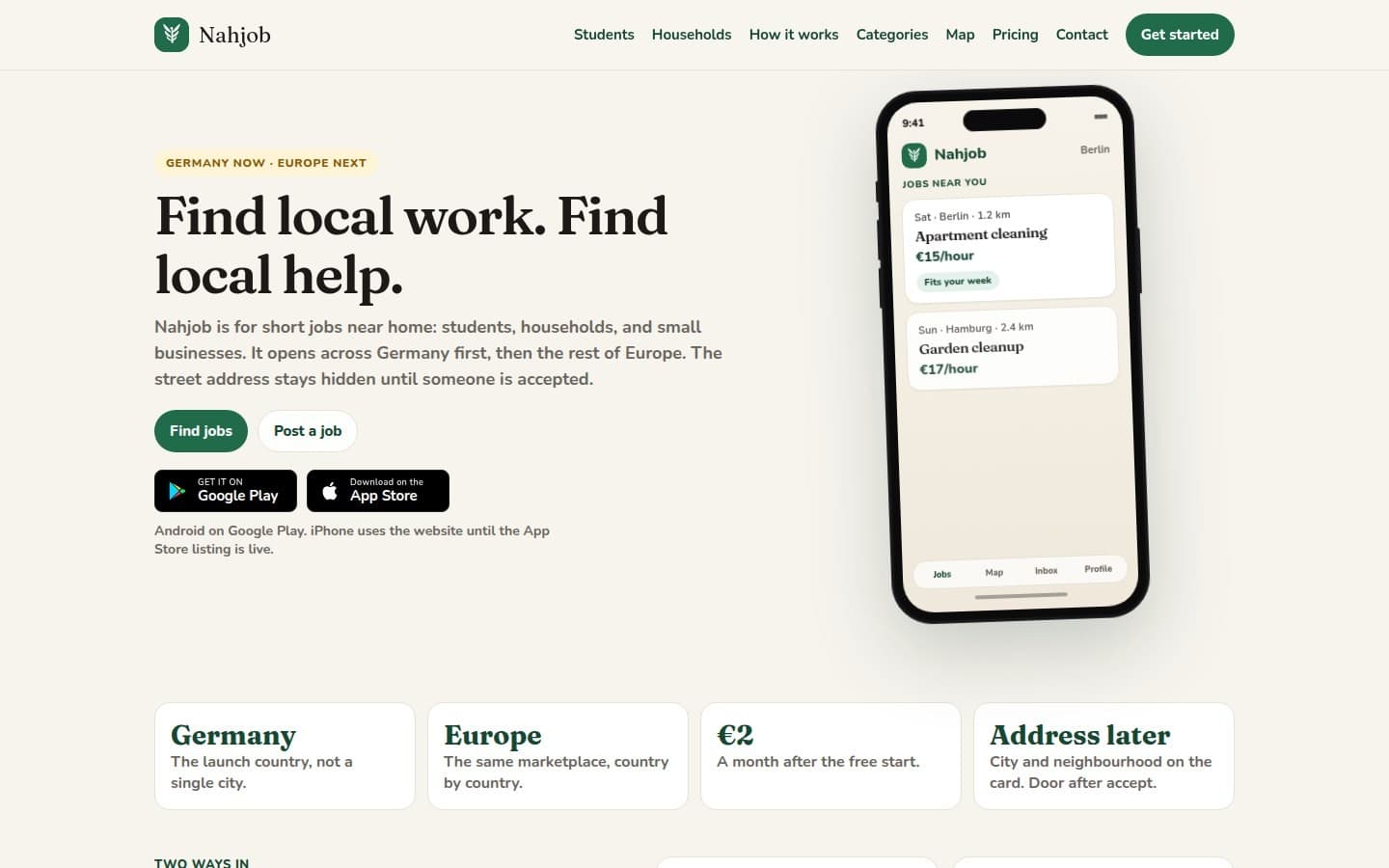 Nahjob screenshot 1